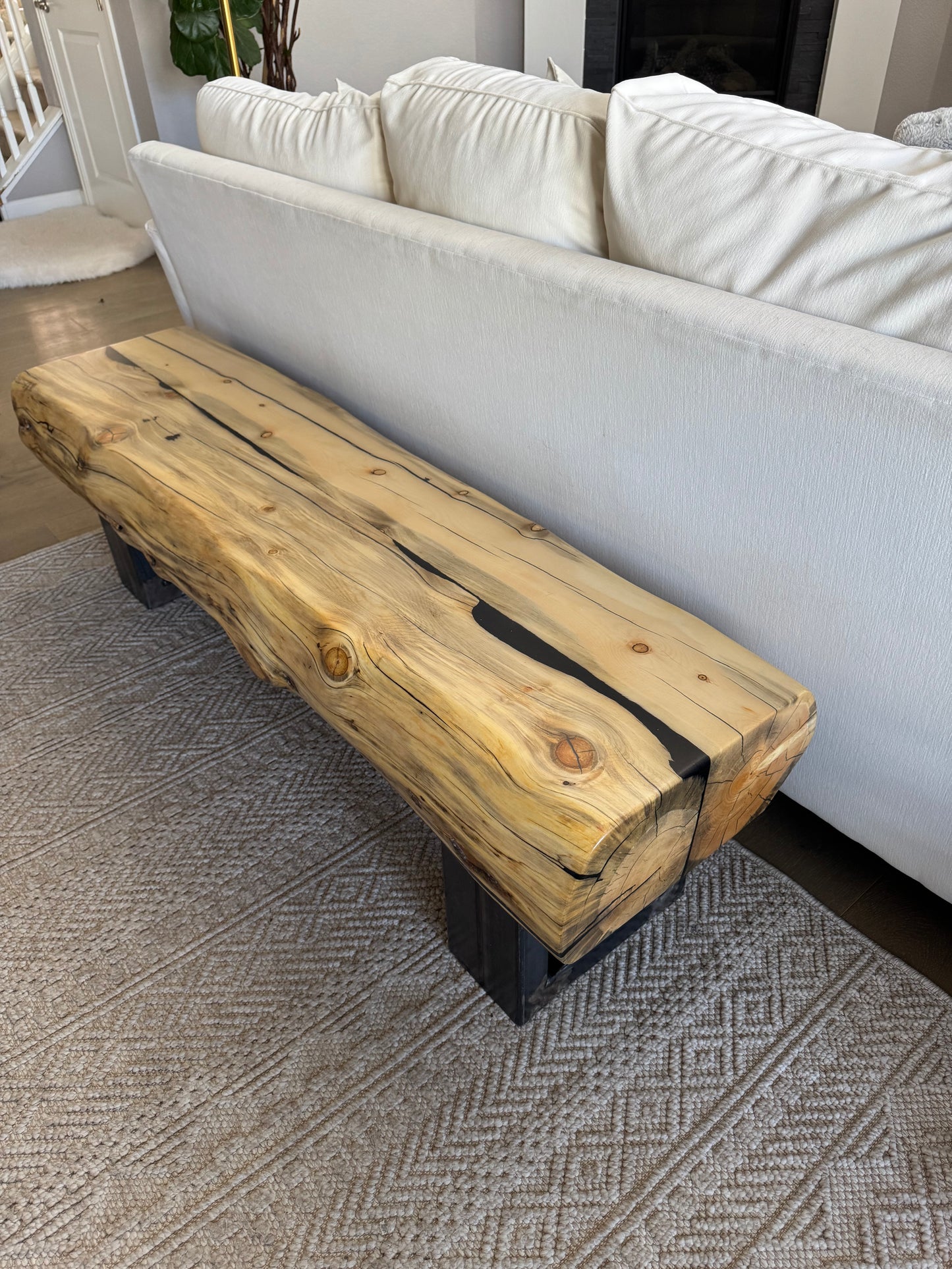 This Bench => 62” Long x 17” Wide x 18” Tall | 8” Thick Top