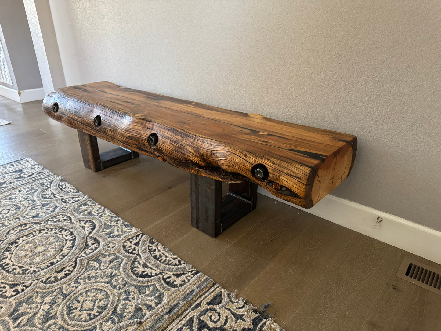 This Bench => 72” Long x 18” Wide & 18” Tall