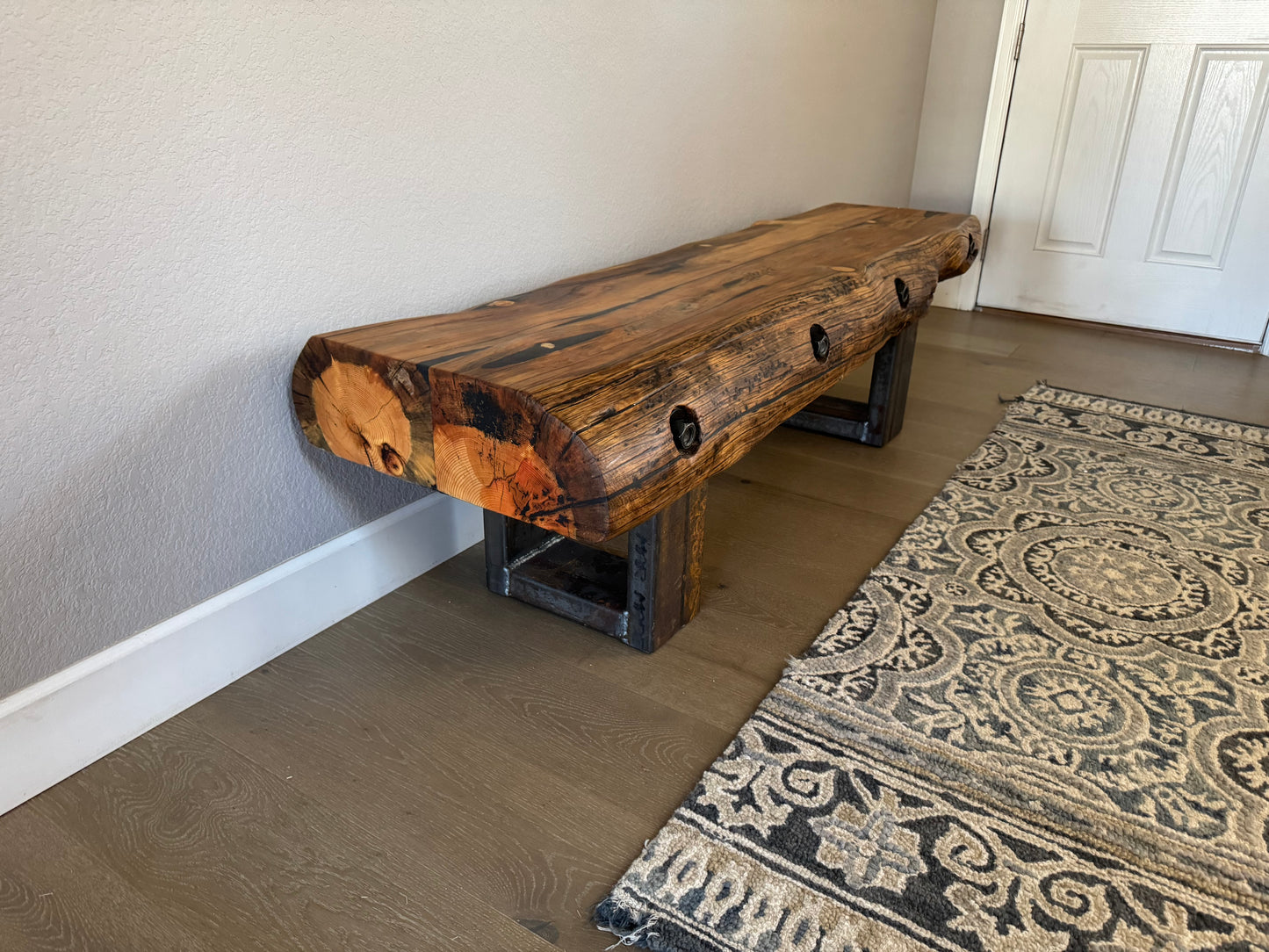 This Bench => 72” Long x 18” Wide & 18” Tall
