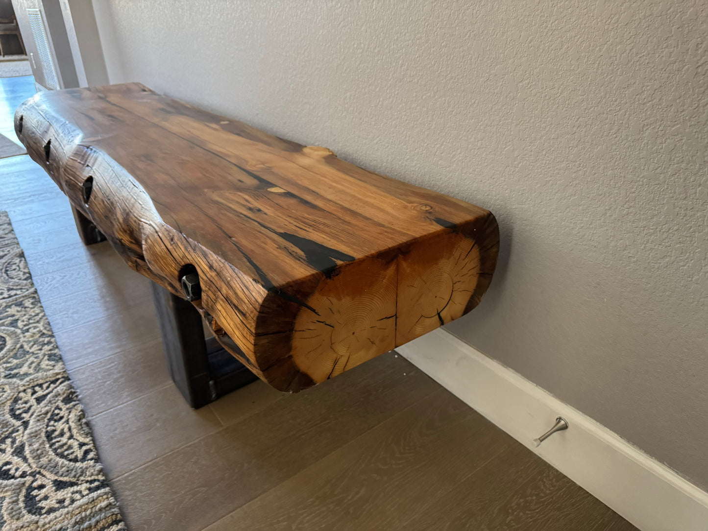 This Bench => 72” Long x 18” Wide & 18” Tall