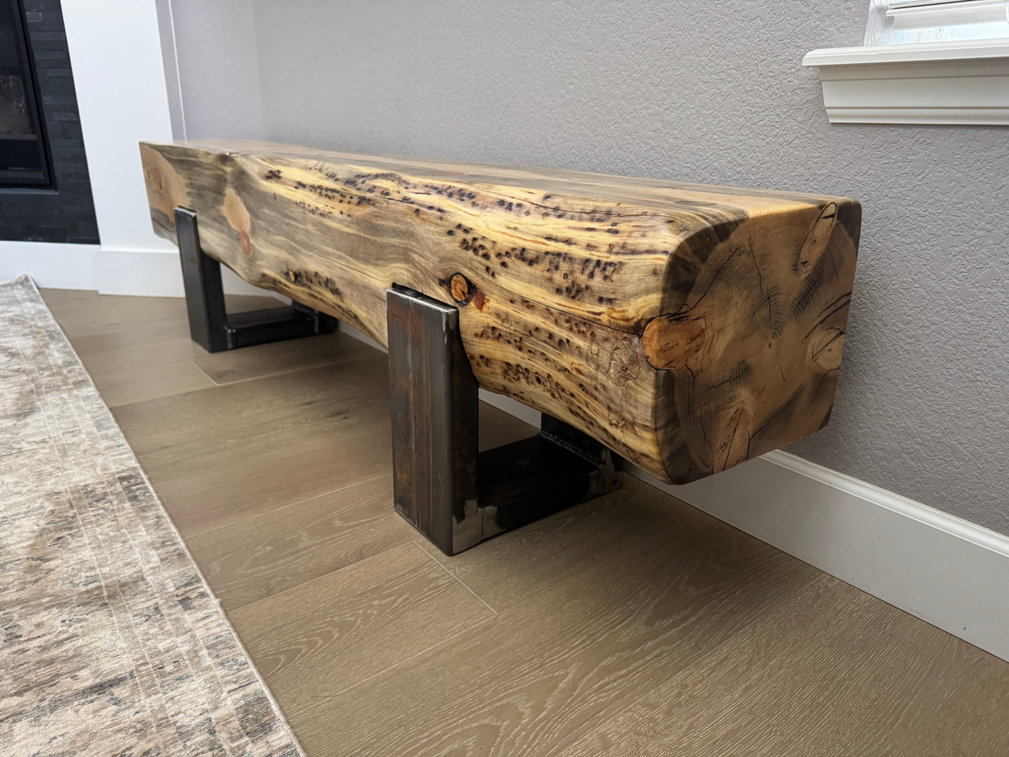 This Bench =>72” Long x 12” Wide x 18” Tall | 12” Thick Top