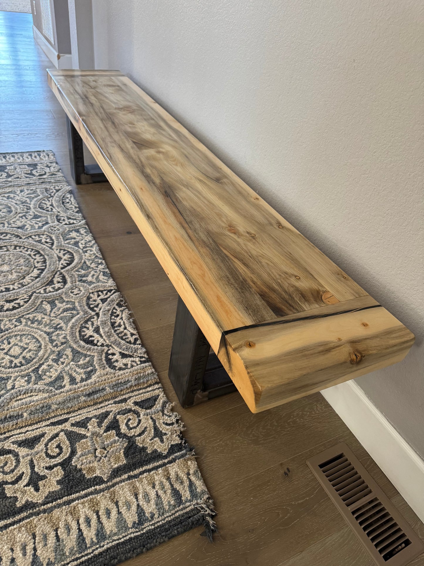 This Bench => 83” Long x 15” Wide x 18” Tall | 2 3/4” Thick Top