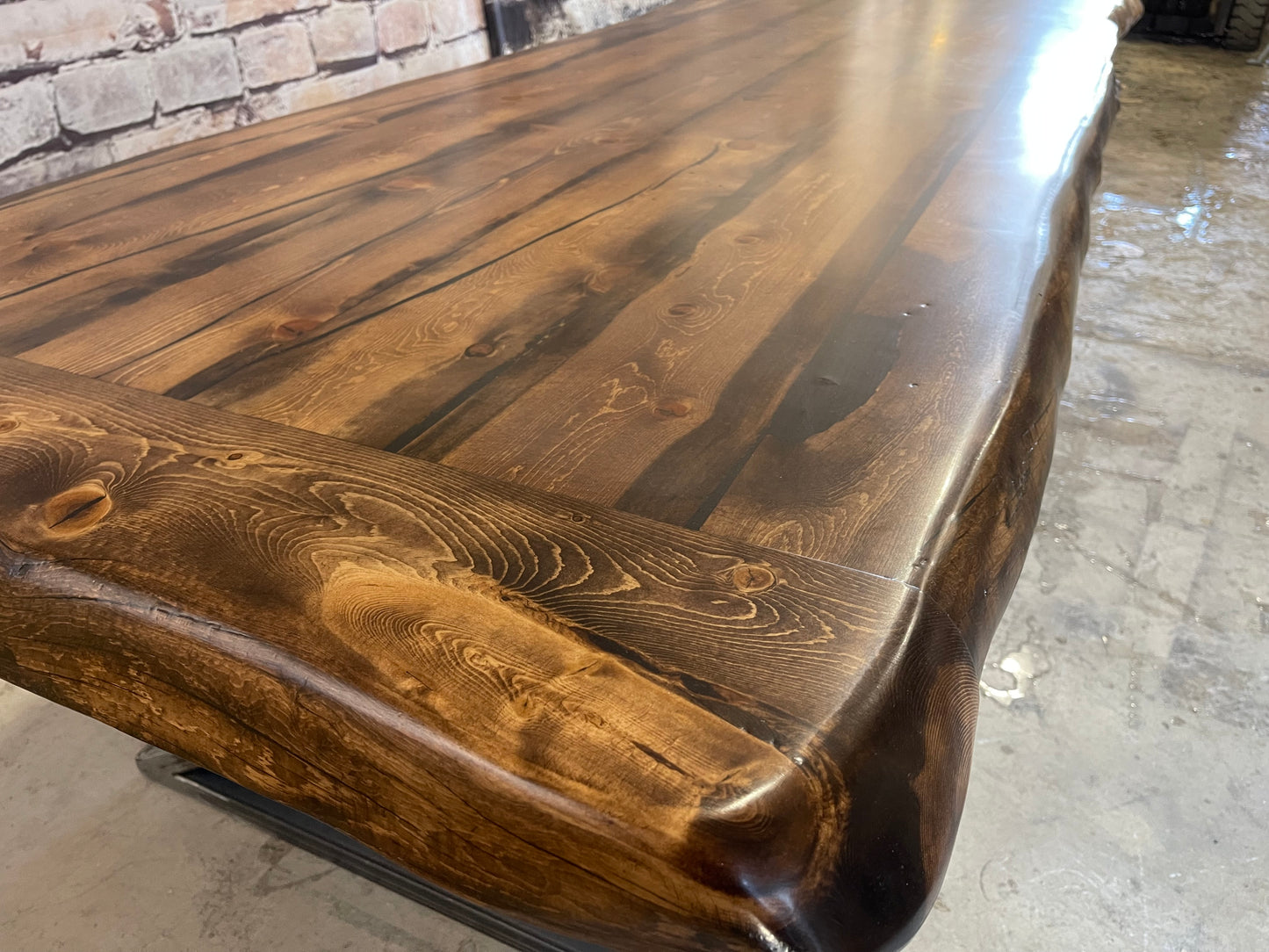 120" Long x  41" Wide x 30" Tall -Provincial Stain