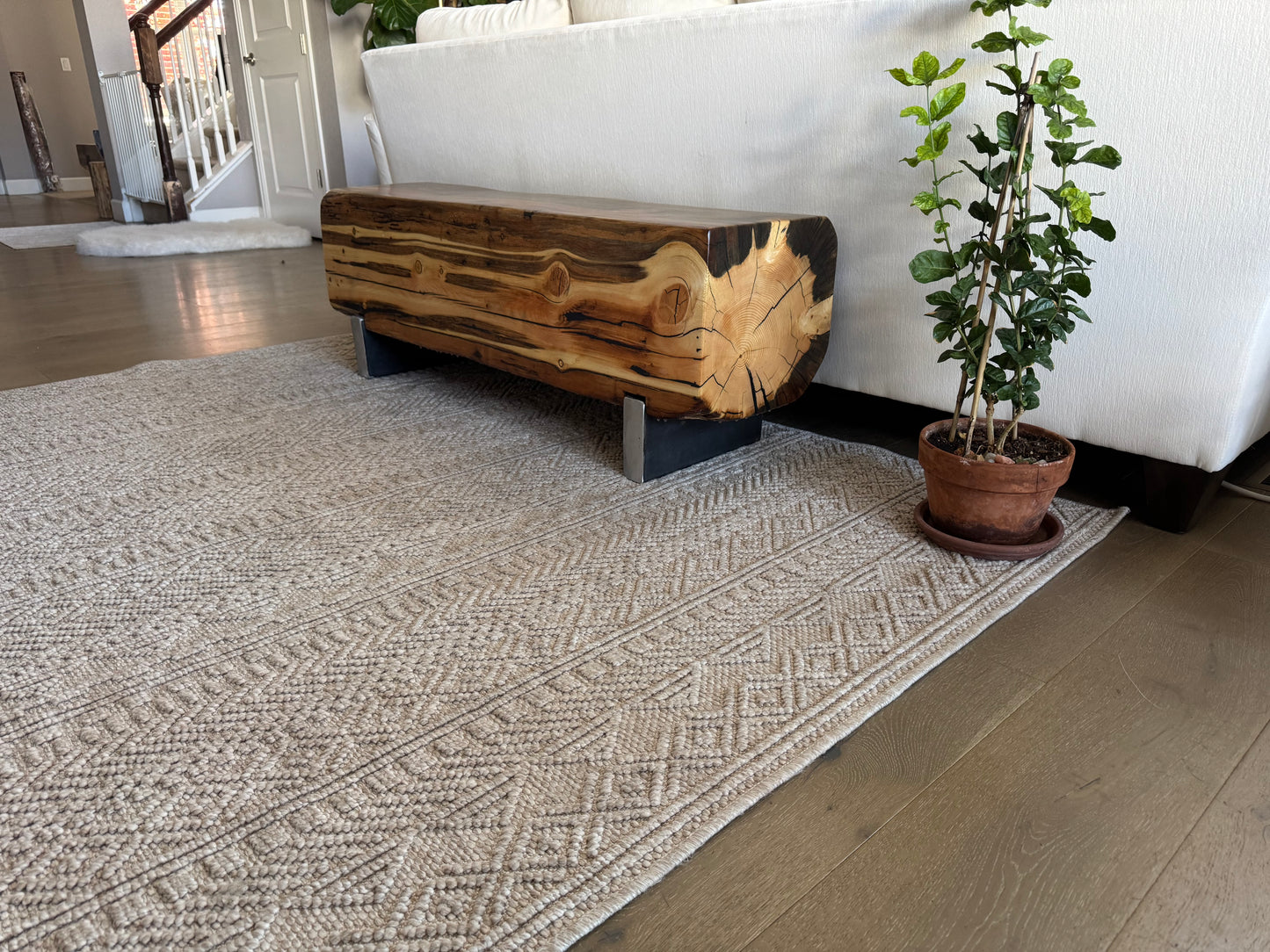 This Bench => 51” Long x 13”Wide x 18” Tall | 13” Thick Top