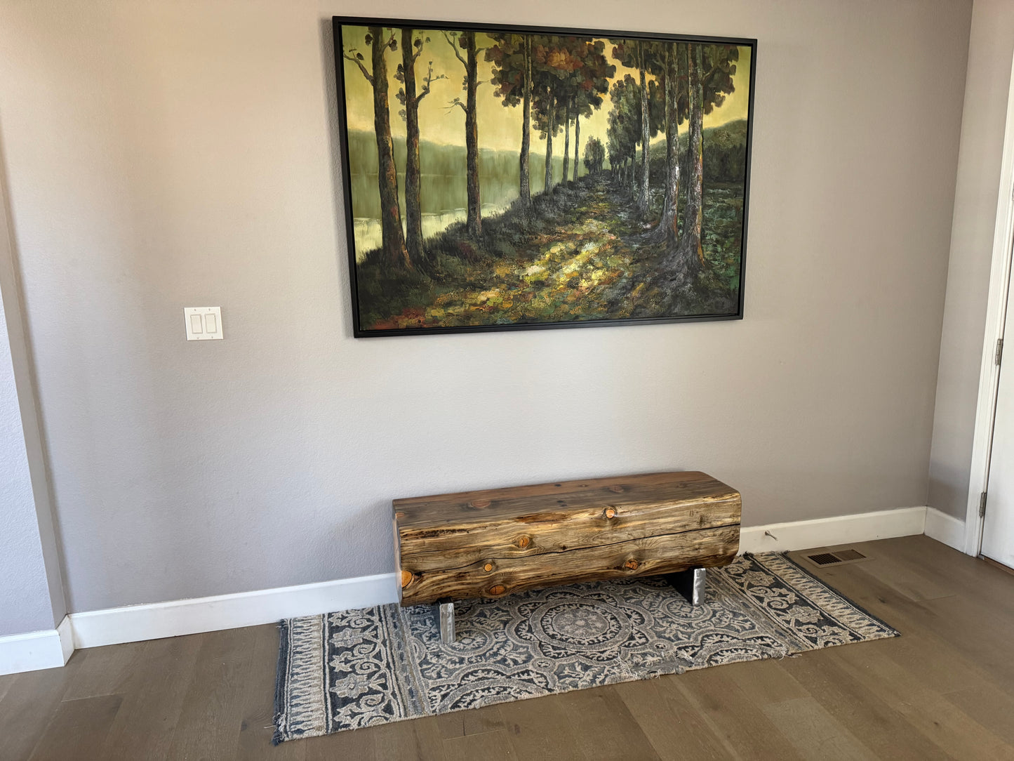 This Bench => 51” Long x 13”Wide x 18” Tall | 13” Thick Top