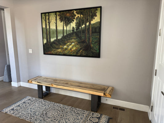 This Bench => 83” Long x 15” Wide x 18” Tall | 2 3/4” Thick Top