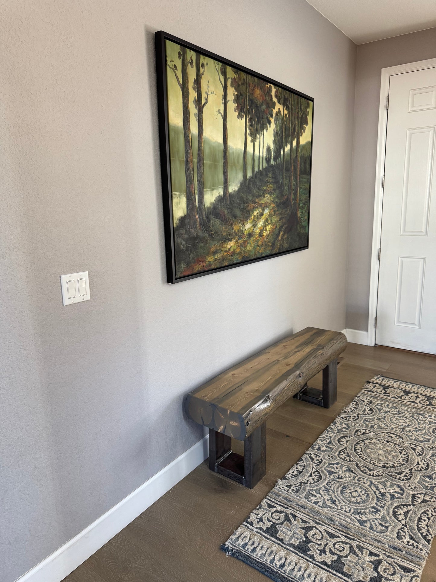 This Bench =>55” Long x 13” Wide x 18” Tall | 5 1/2” Thick Top