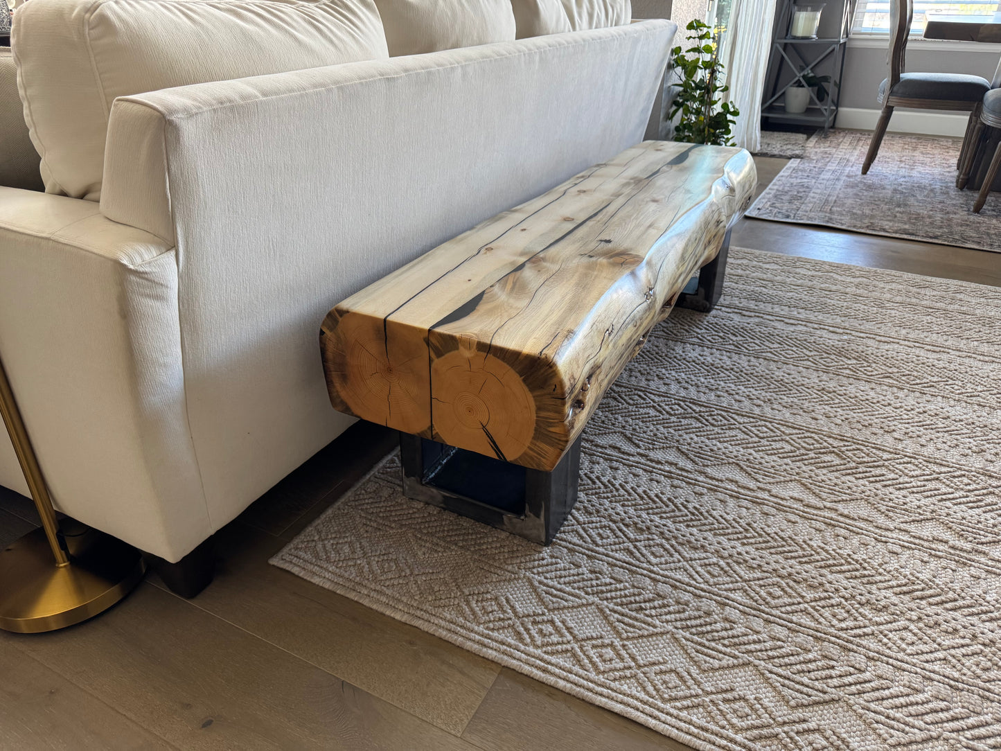 This Bench => 62” Long x 17” Wide x 18” Tall | 8” Thick Top