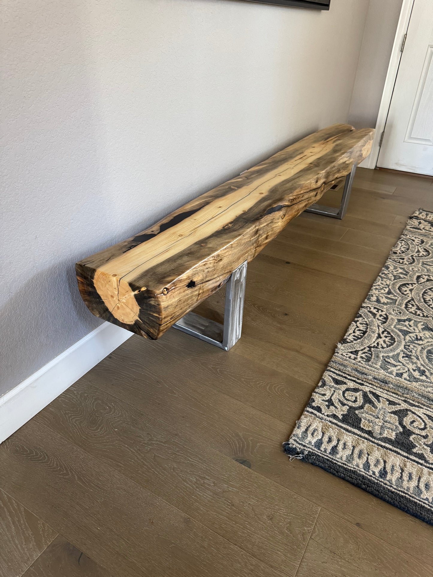 This Bench => 90” Long x 11” Wide x 18” Tall | 6 1/2” Thick Top