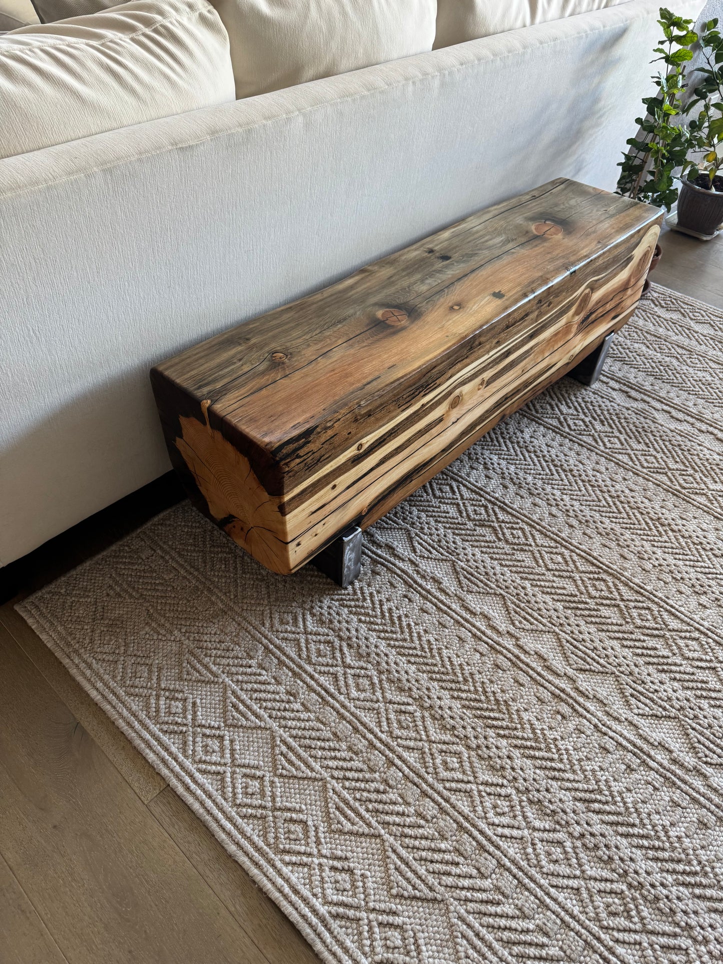 This Bench => 51” Long x 13”Wide x 18” Tall | 13” Thick Top