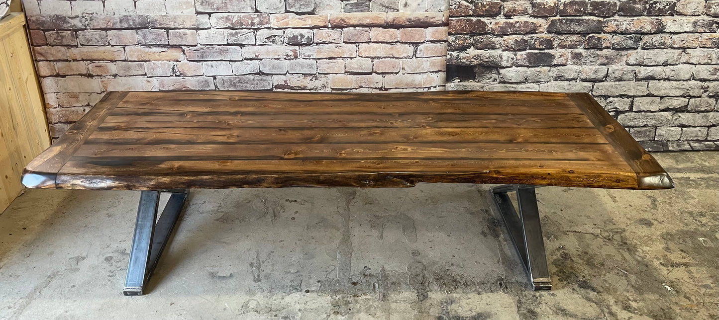 120" Long x  41" Wide x 30" Tall -Provincial Stain