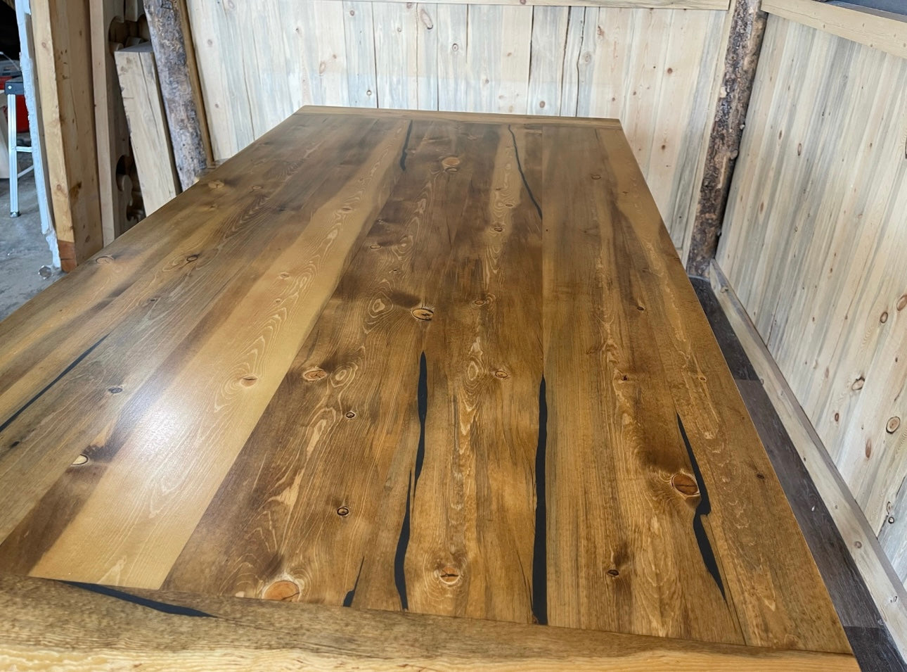 72" Long x 36" Wide x 30" Tall - Honey Stain