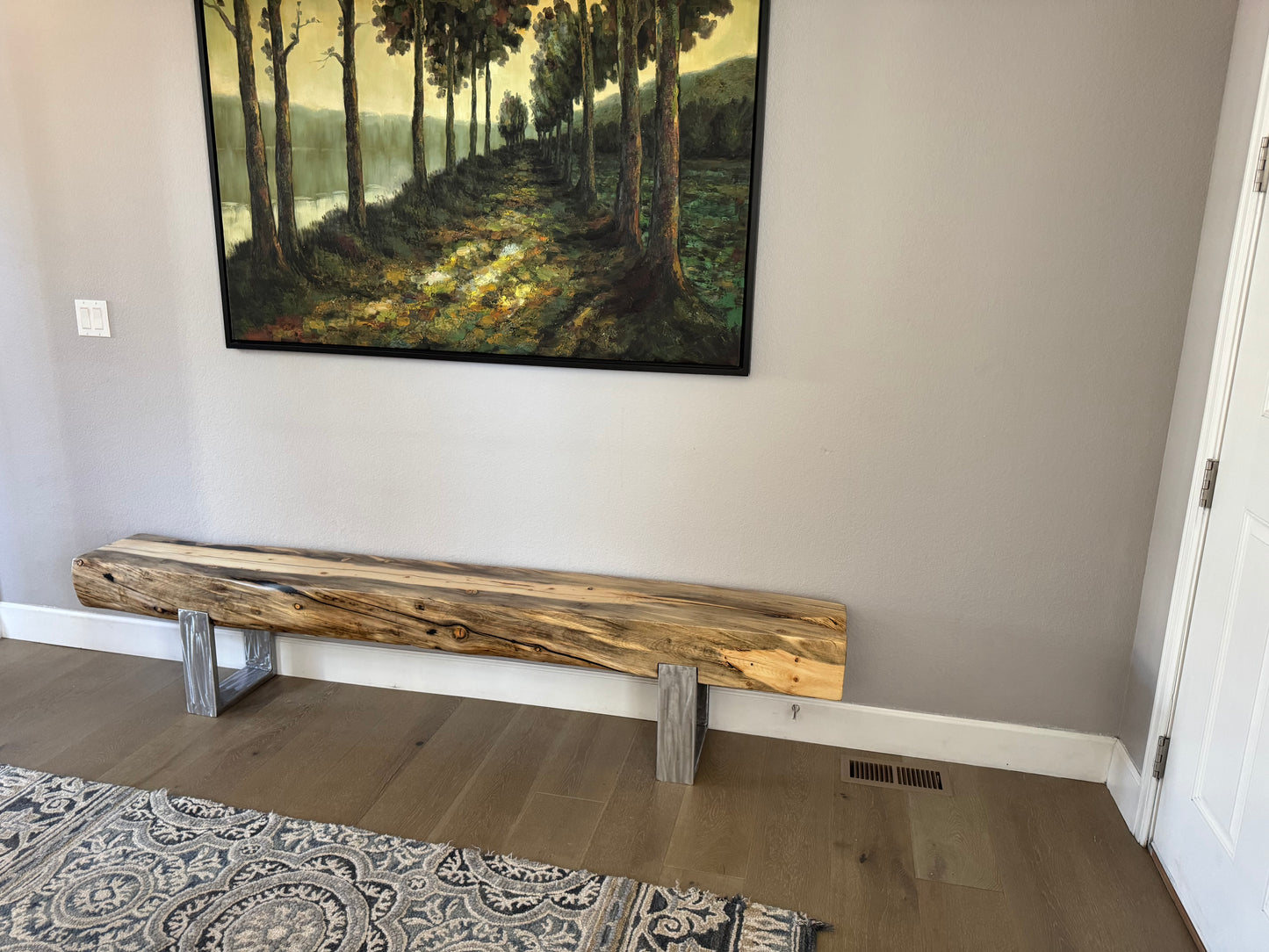 This Bench => 90” Long x 11” Wide x 18” Tall | 6 1/2” Thick Top