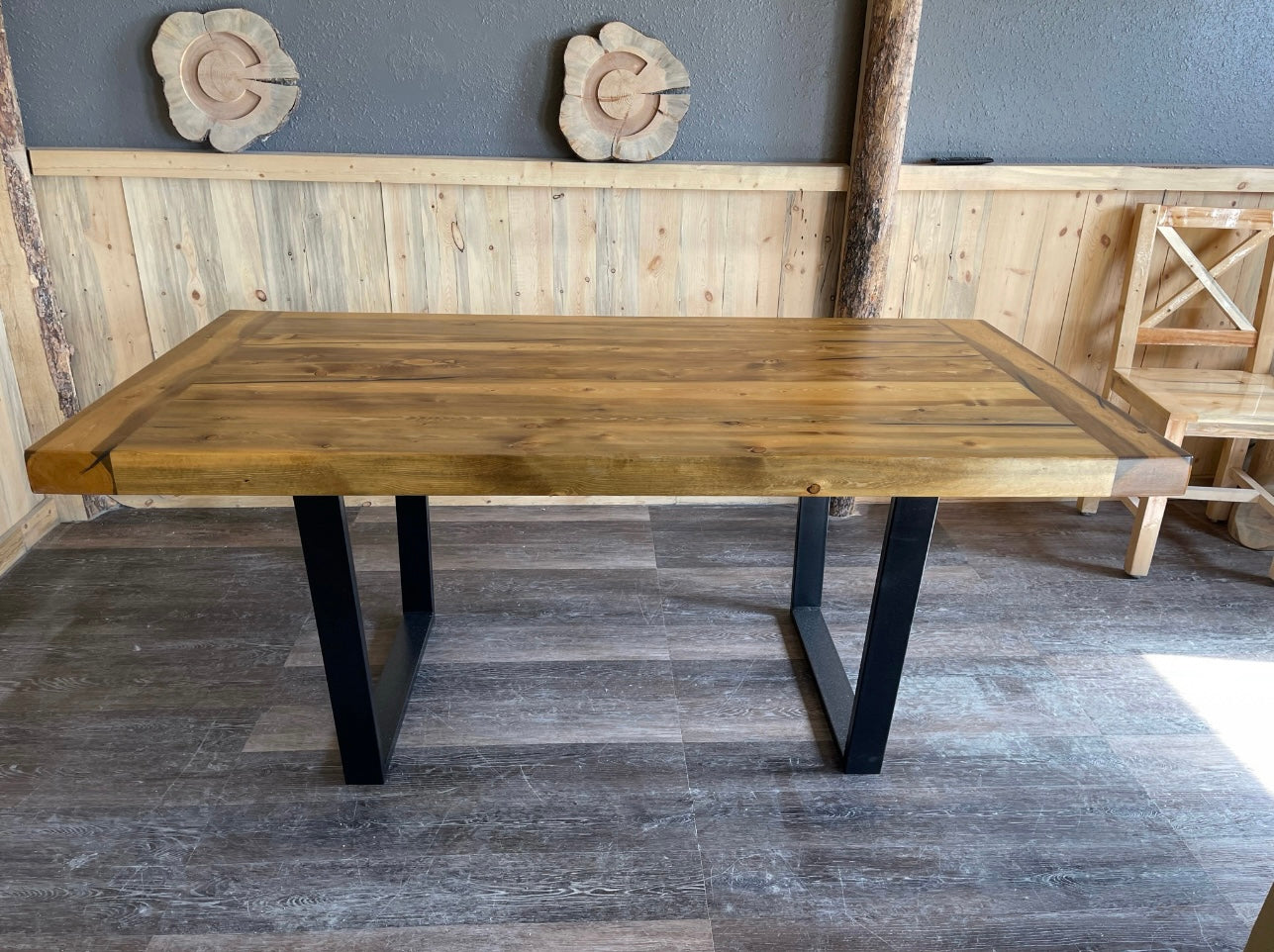 72" Long x 36" Wide x 30" Tall - Honey Stain