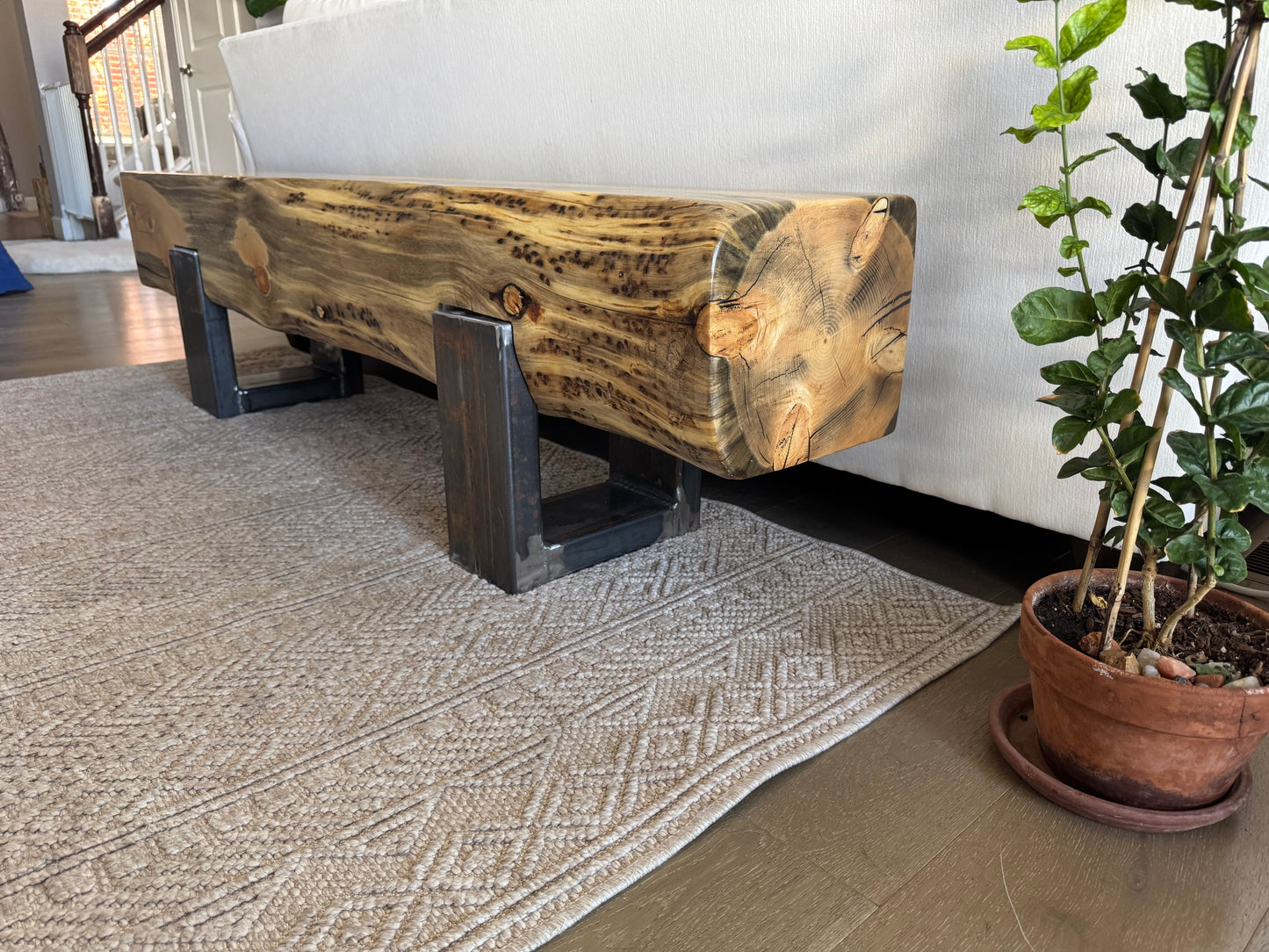 This Bench =>72” Long x 12” Wide x 18” Tall | 12” Thick Top
