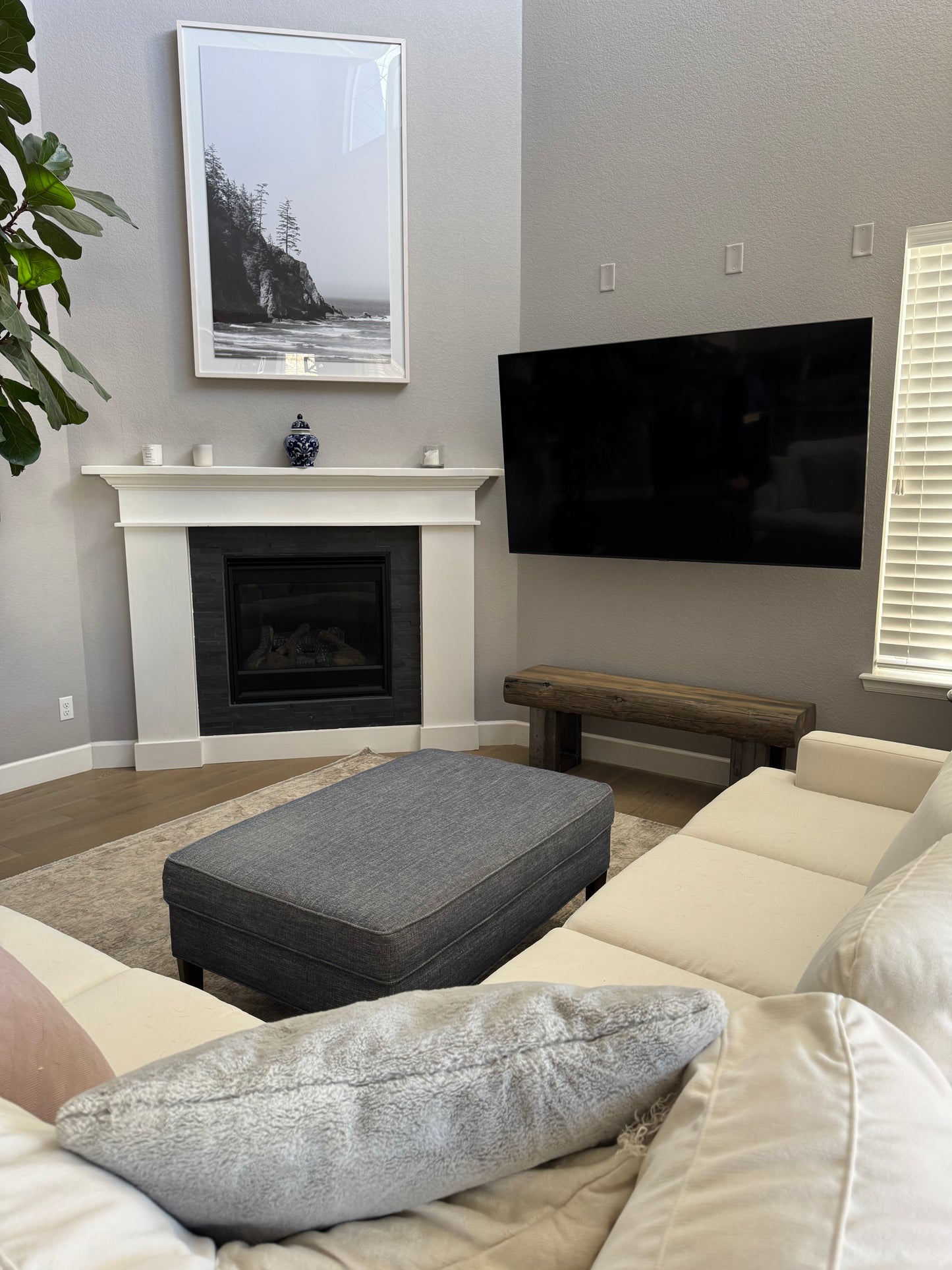 This Bench =>55” Long x 13” Wide x 18” Tall | 5 1/2” Thick Top