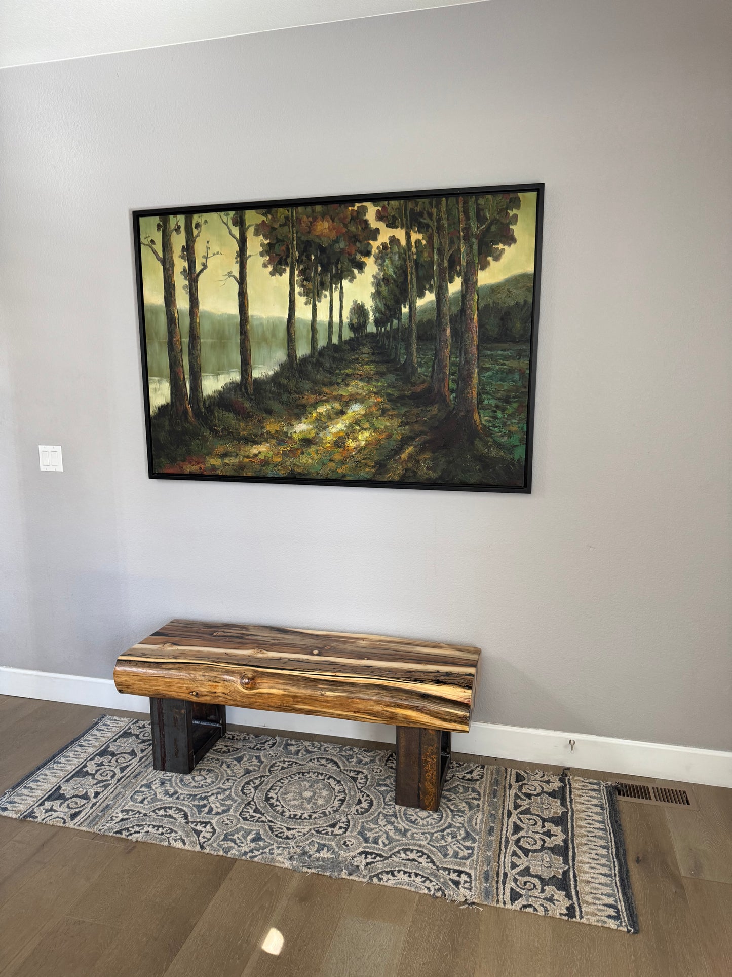 This Bench => 51 1/2” Long x 17” Wide x 18” Tall | 6” Thick Top