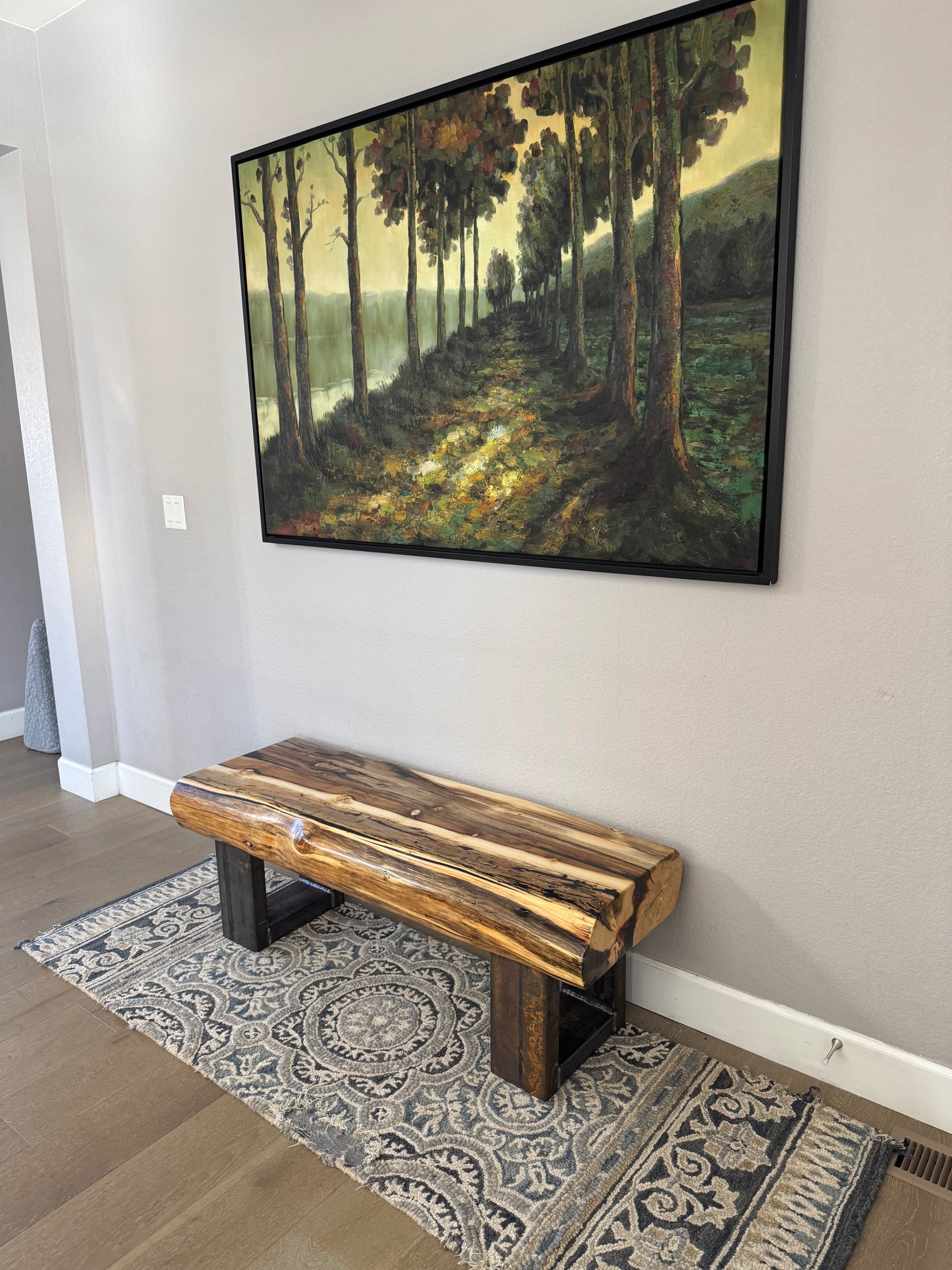 This Bench => 51 1/2” Long x 17” Wide x 18” Tall | 6” Thick Top