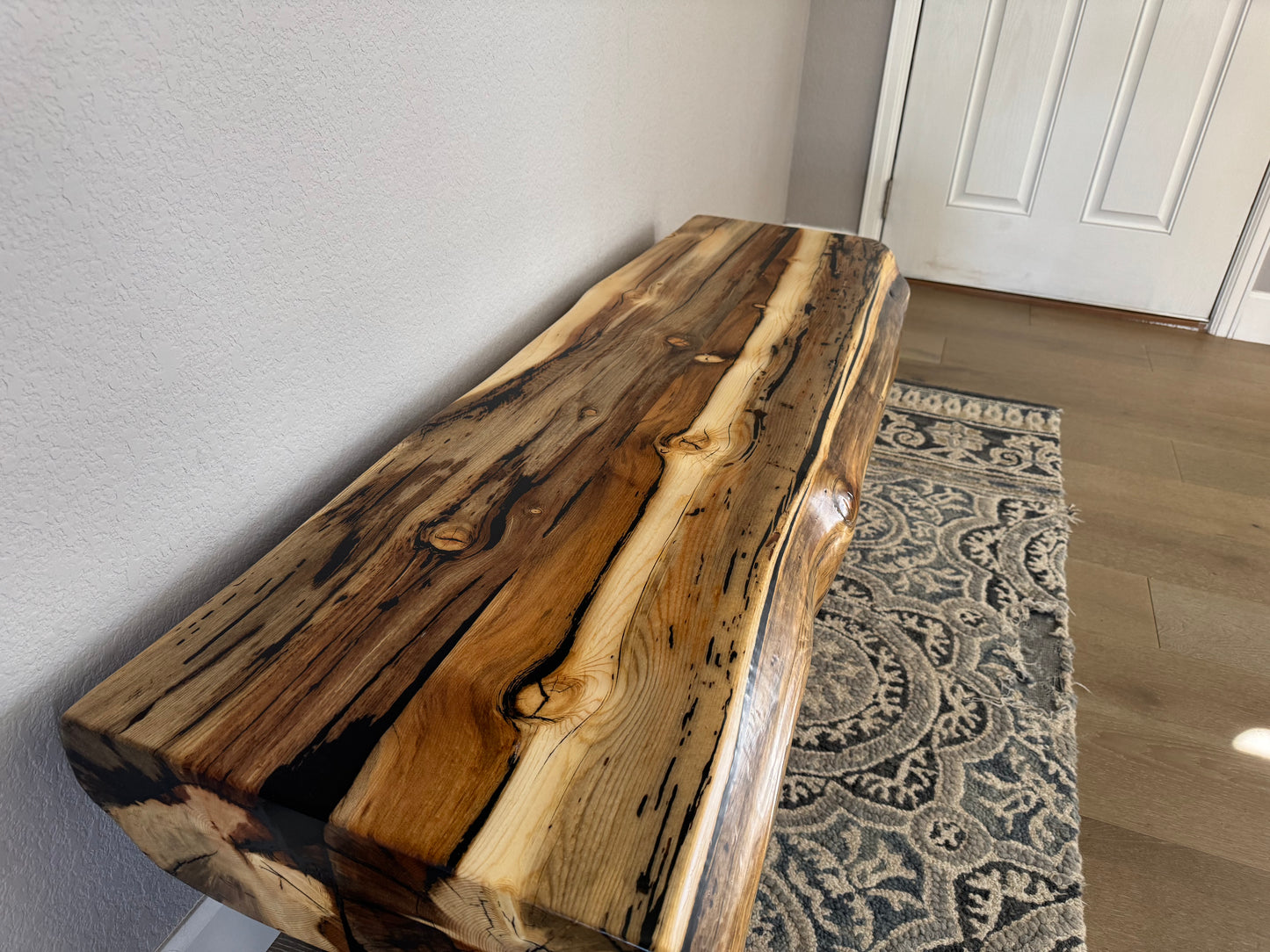 This Bench => 51 1/2” Long x 17” Wide x 18” Tall | 6” Thick Top