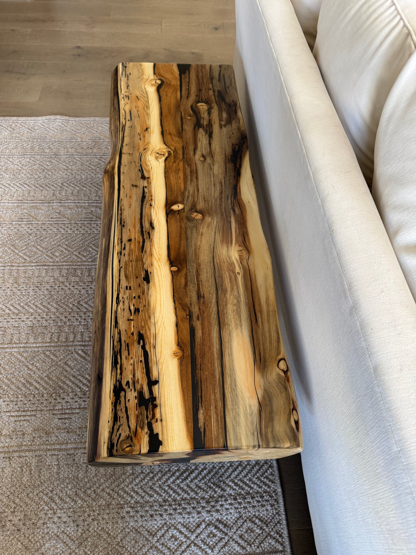 This Bench => 51 1/2” Long x 17” Wide x 18” Tall | 6” Thick Top